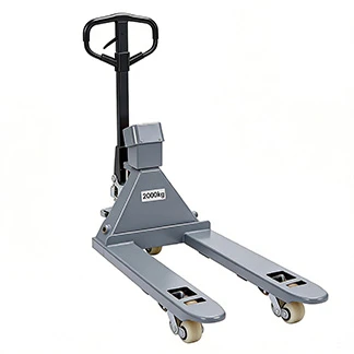 Porta-paletes manual com balan&ccedil;a