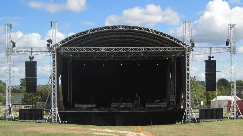 Elevador de palco hidr&aacute;ulico resistente ao vento personalizado para o Festival de M&uacute;sica ao Ar Livre